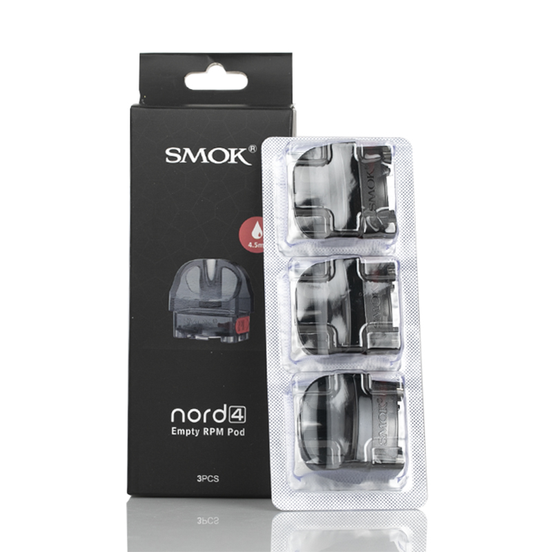 SMOK Nord 4 Replacement Empty Pod Cartridge 4.5ml (3pcs/pack)