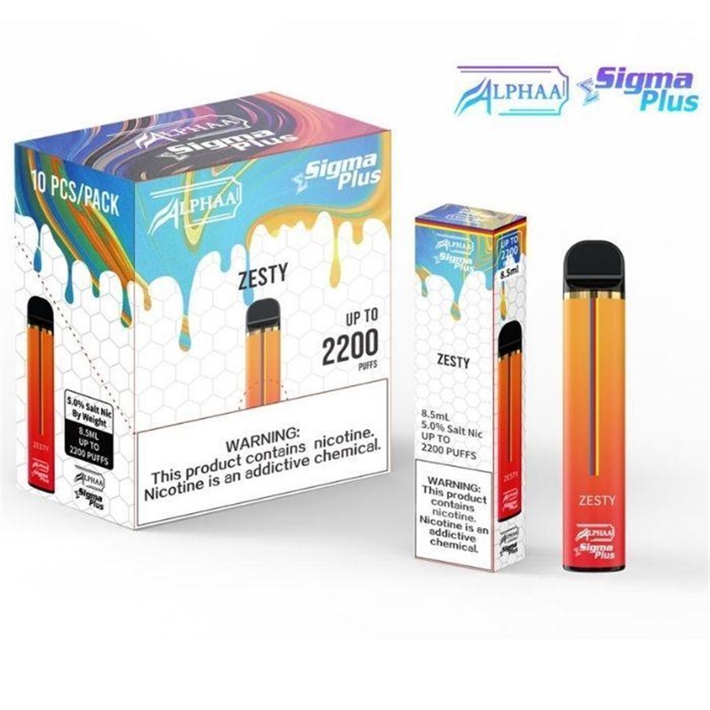 Alphaa Sigma Plus Disposable Vape Kit 2200 Puffs 8.5ml