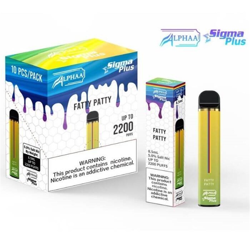 Alphaa Sigma Plus Disposable Vape Kit 2200 Puffs 8.5ml