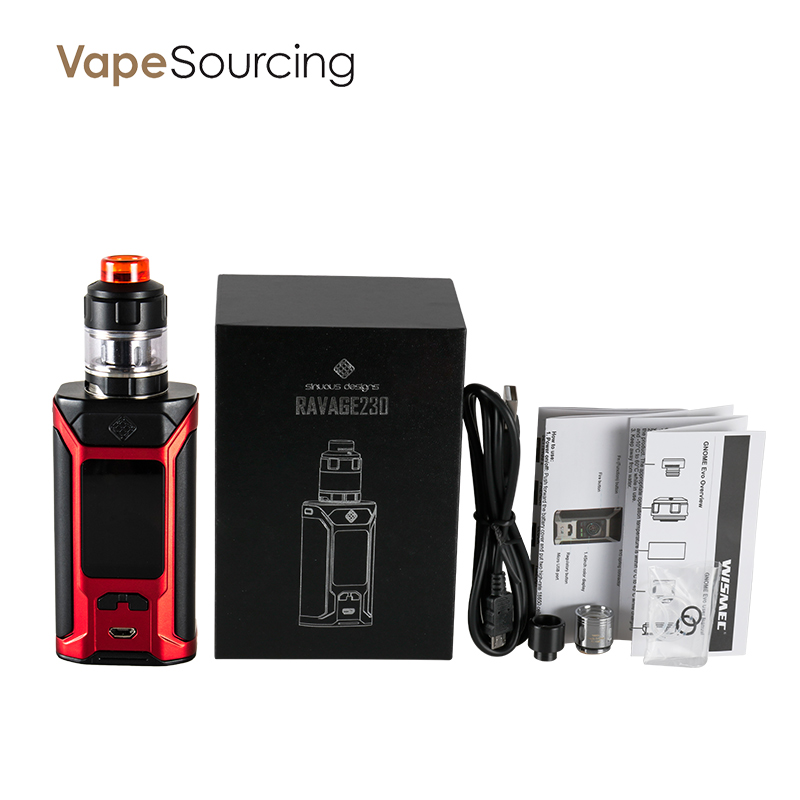 Wismec SINUOUS RAVAGE230 with GNOME Evo Kit