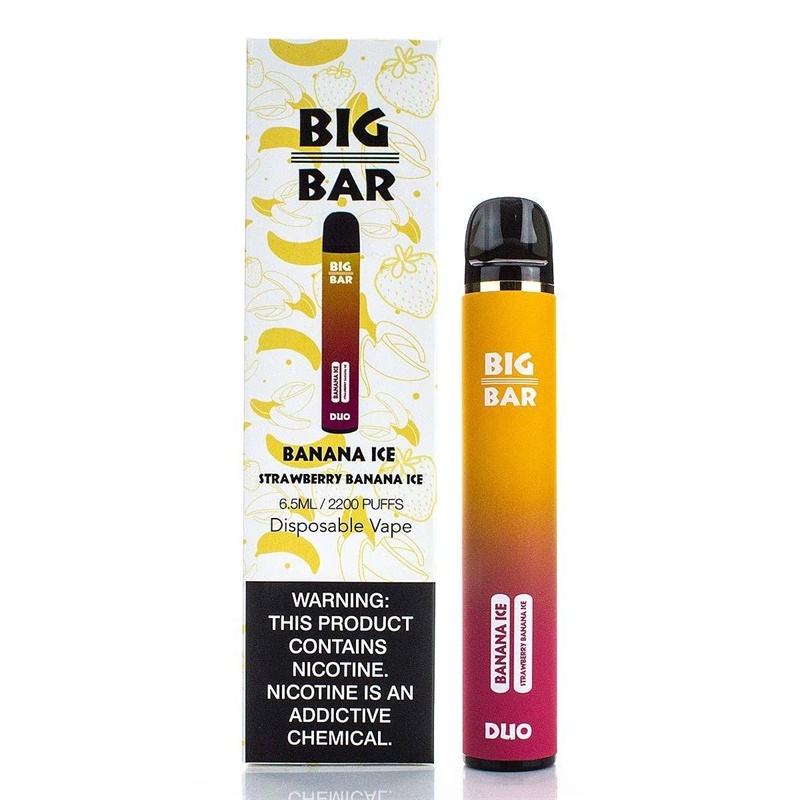 Big Bar Duo Disposable Vape Kit 2200 Puffs Dual Flavors