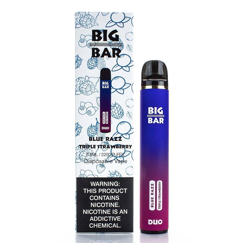 Big Bar Duo Disposable Vape Kit 2200 Puffs Dual Flavors