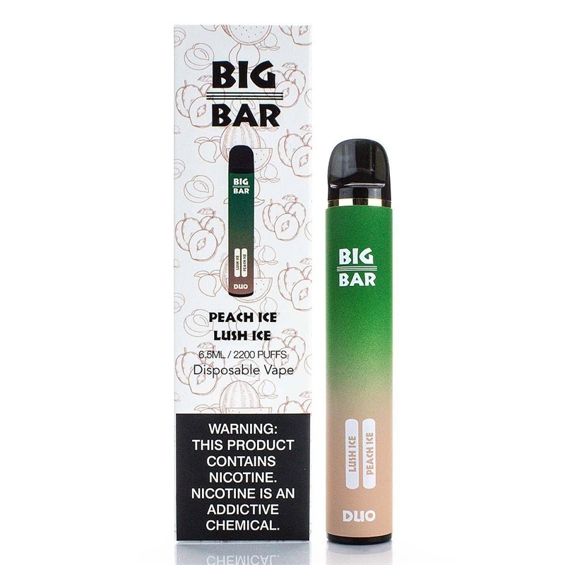 Big Bar Duo Disposable Vape Kit 2200 Puffs Dual Flavors