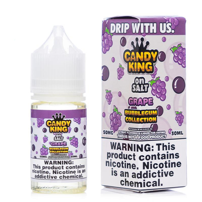 Candy King On Salt Grape Bubblegum E-juice 30ml