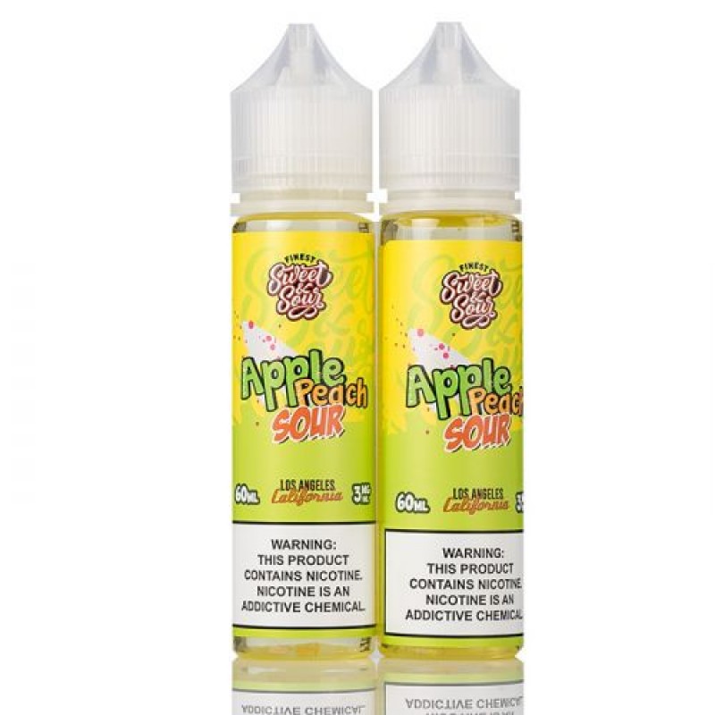 The Finest Sweet & Sour Apple Peach Sour Rings E-juice 120ml