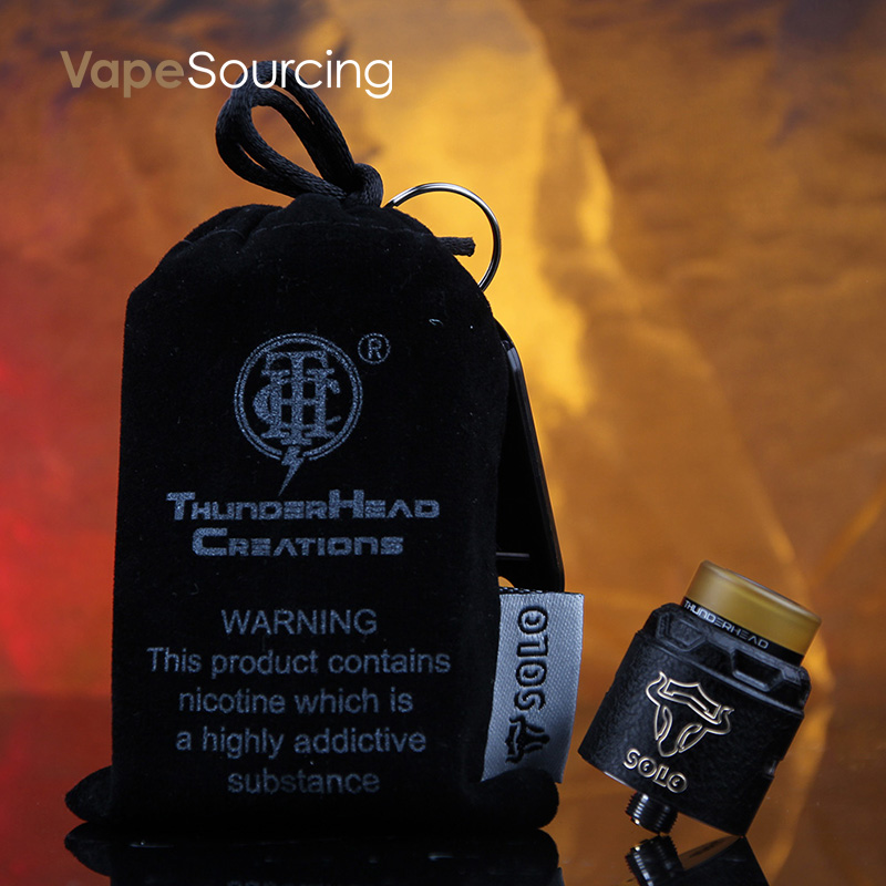 Thunderhead Creations Tauren Solo RDA 24mm Rebuildable Dripping Atomizer Thunderhead Creations Tauren Solo RDA 24mm Rebuildable Dripping Atomizer