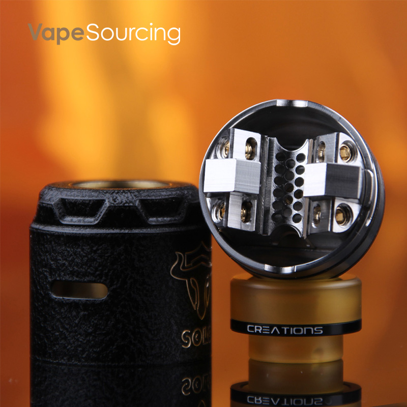 Thunderhead Creations Tauren Solo RDA 24mm Rebuildable Dripping Atomizer Thunderhead Creations Tauren Solo RDA 24mm Rebuildable Dripping Atomizer