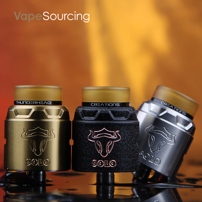 Thunderhead Creations Tauren Solo RDA 24mm Rebuildable Dripping Atomizer Thunderhead Creations Tauren Solo RDA 24mm Rebuildable Dripping Atomizer