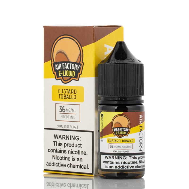 Air Factory Salts Custard Tobacco E-juice 30ml