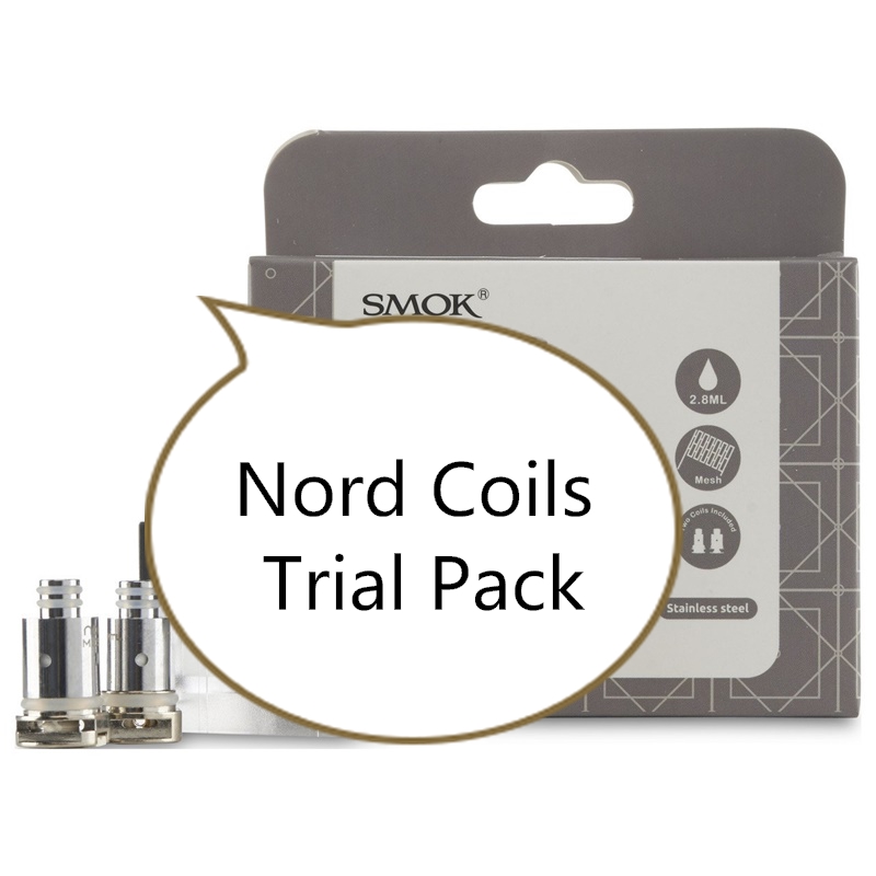 SMOK Nord Replacement Mesh/MTL Coil Heads Trial Pack (2pcs/pack)