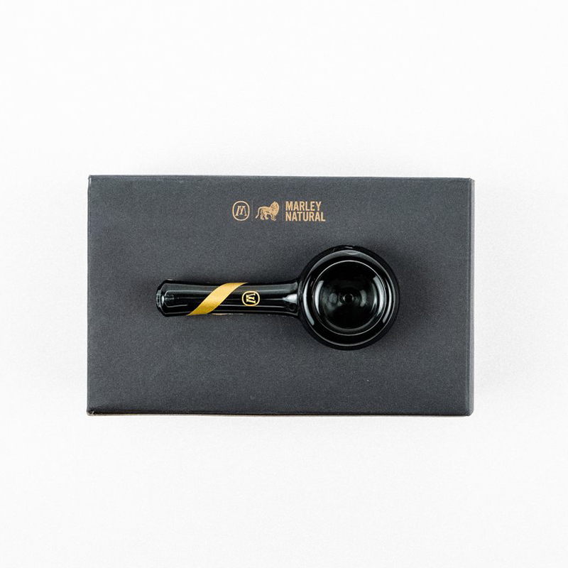 Marley Natural Smoked Glass Spoon Pipe