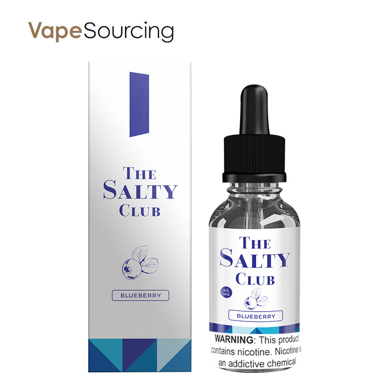The Salty Club Blueberry E-juice 30ml (U.S.A. Ware...