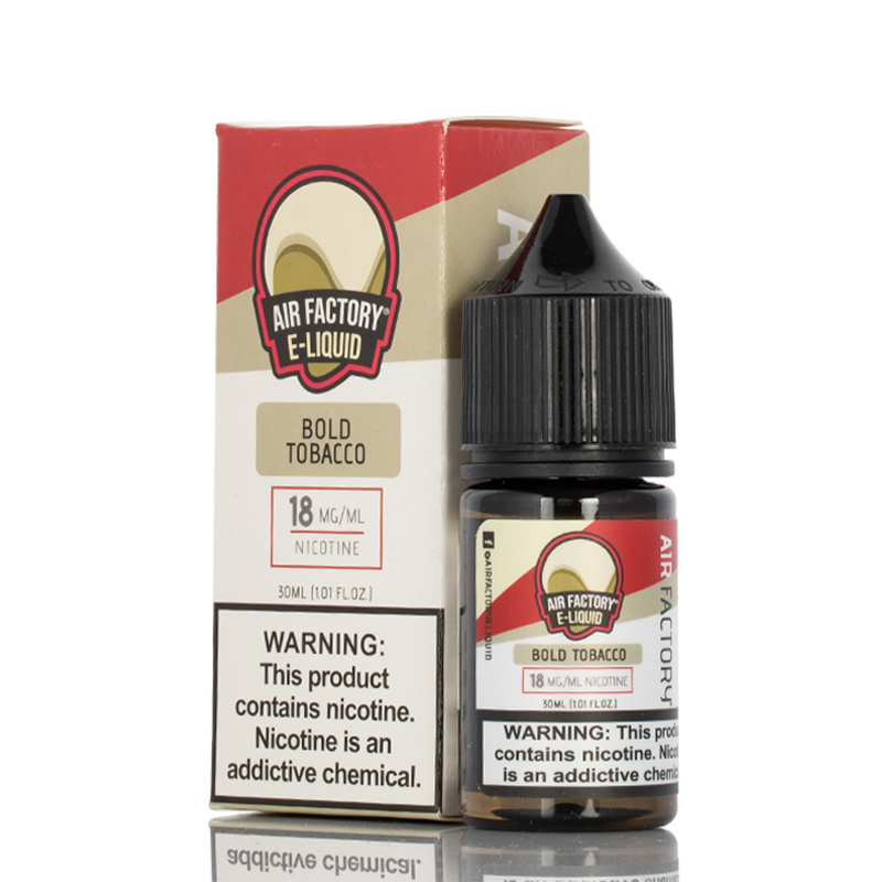 Air Factory Salts Bold Tobacco E-juice 30ml