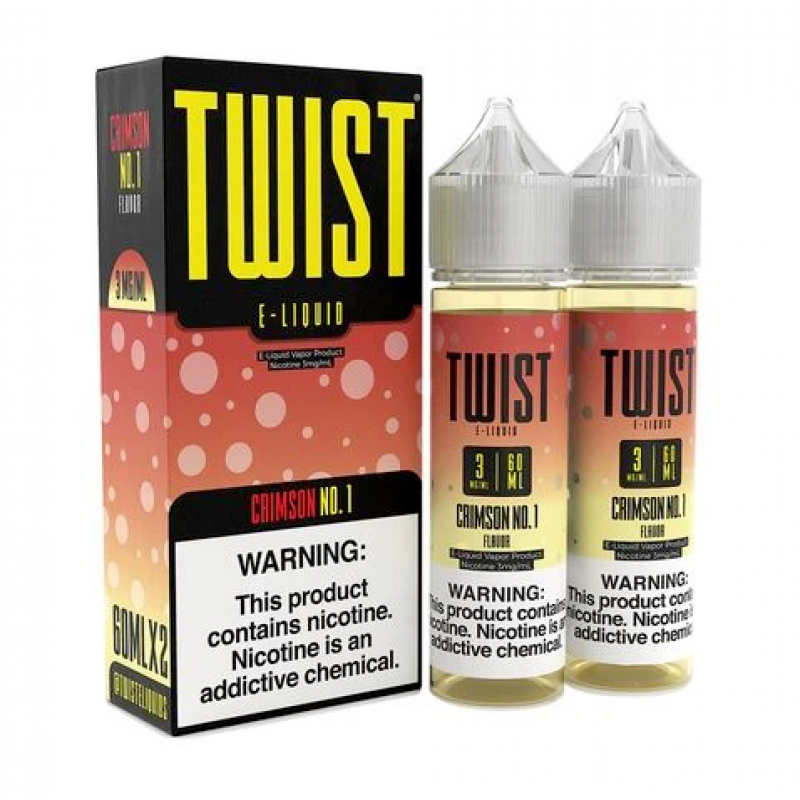 TWIST SALT Crimson No. 1 (Strawberry Crush Lemonade) 120ml