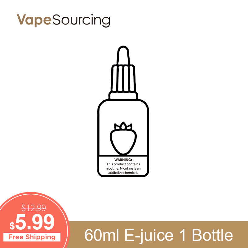 60ml E-juice Free Shipping 1 Bottle(Random Flavor)