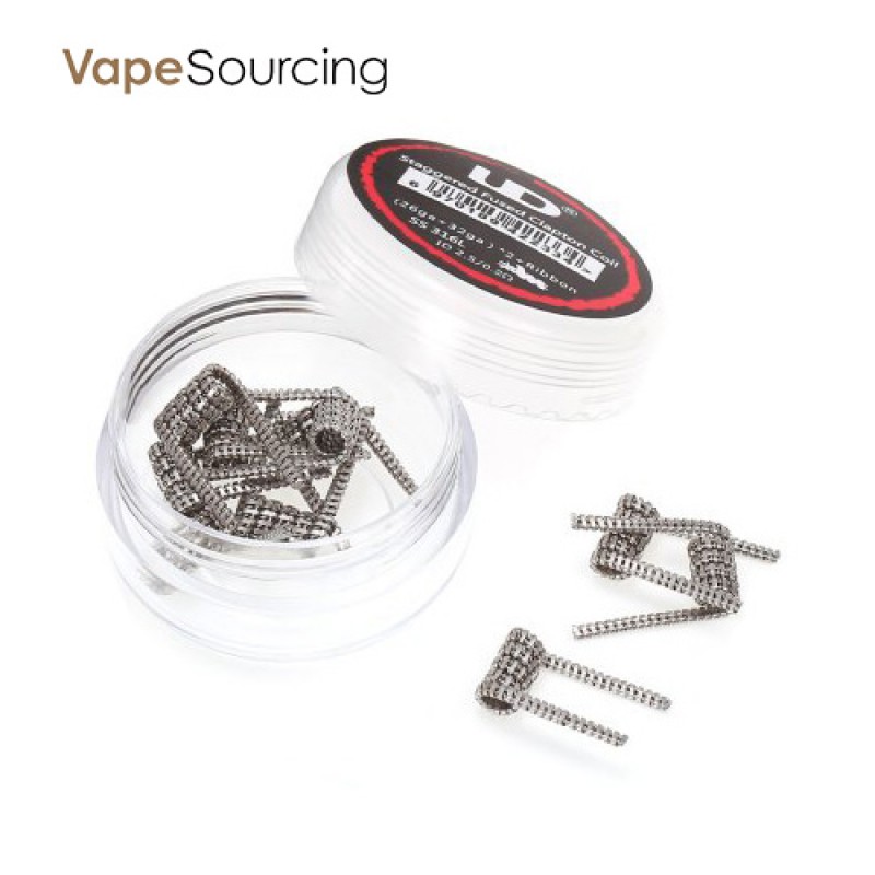 UD Staggered Fused Clapton Coil(10pcs/Box)