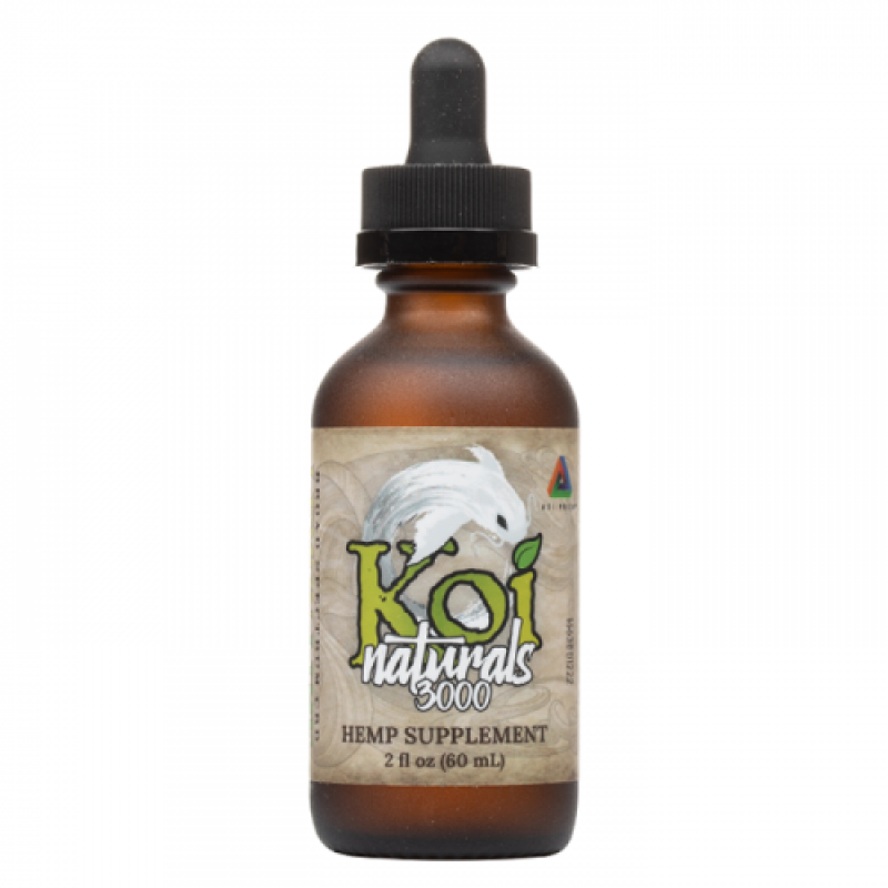 Koi Naturals Lemon Lime Broad Spectrum CBD Oil Tincture