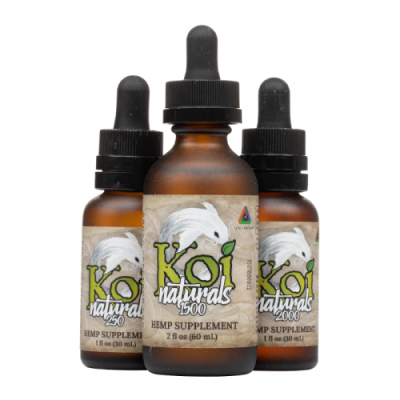 Koi Naturals Lemon Lime Broad Spectrum CBD Oil Tincture