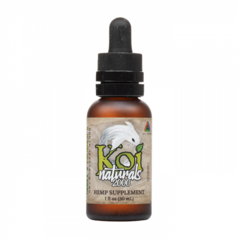 Koi Naturals Lemon Lime Broad Spectrum CBD Oil Tincture