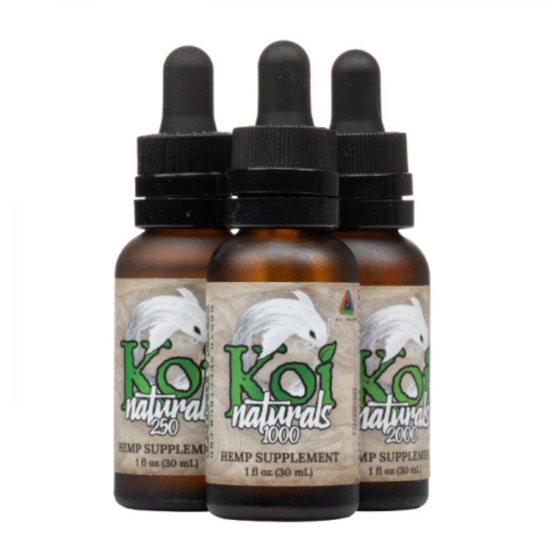 Koi Naturals Spearmint Broad Spectrum CBD Oil Tinc...