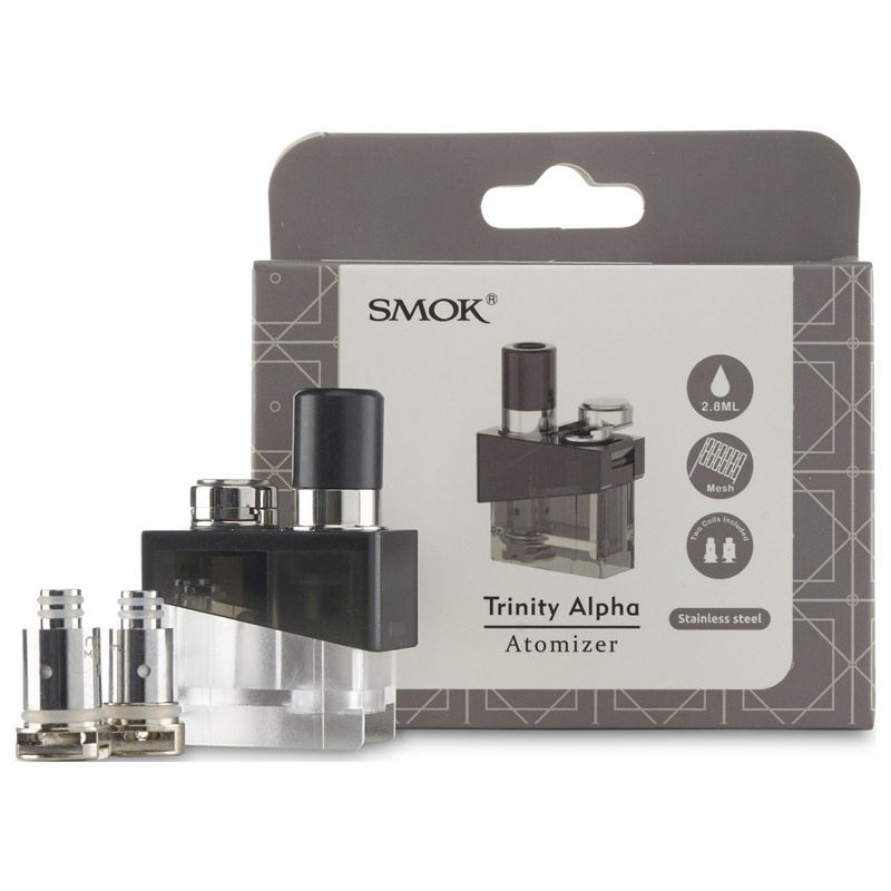 SMOK Trinity Alpha Pod Cartridge 2.8ml (1 Pod & 2 Coils)