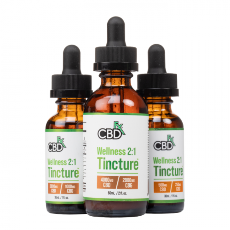 CBDfx CBD + CBG Oil Full Spectrum Wellness Tinctur...