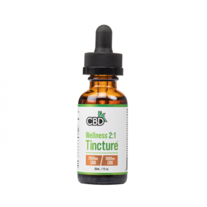 CBDfx CBD + CBG Oil Full Spectrum Wellness Tincture