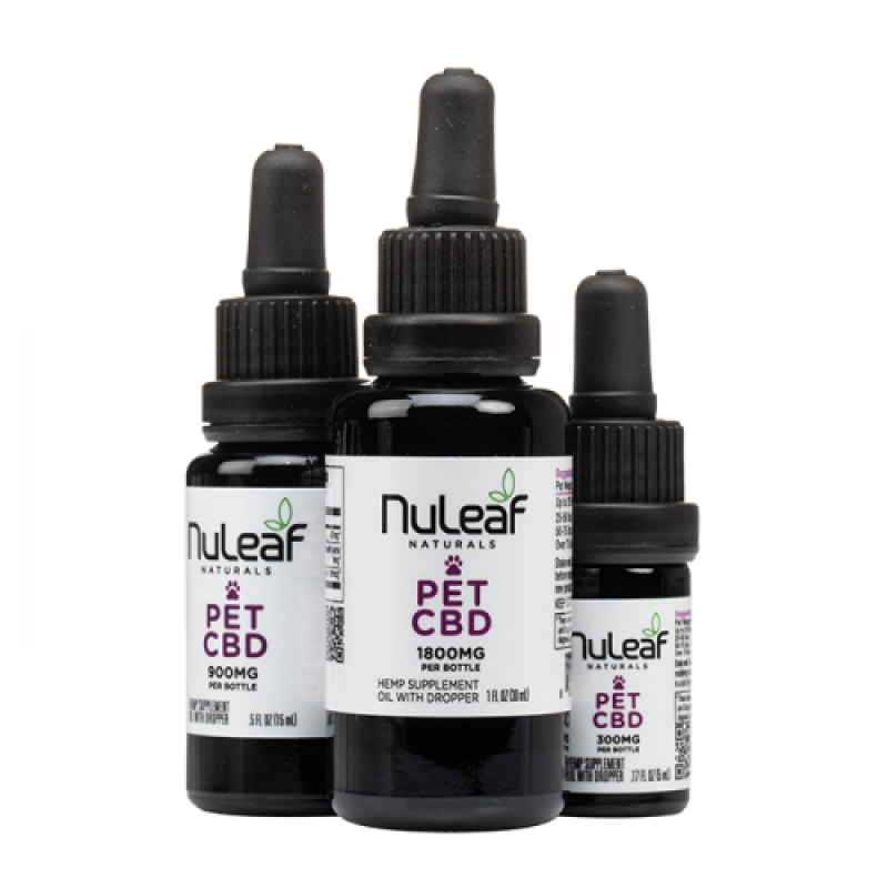 NuLeaf Naturals Full Spectrum Hemp CBD Pet Oil