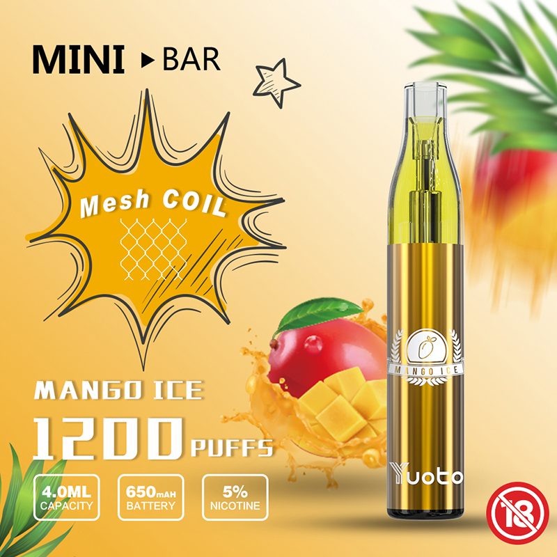 Yuoto Mini Bar Disposable Vape Kit 1200 Puffs 650mAh
